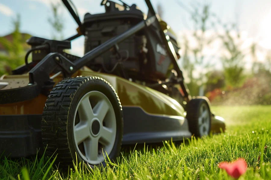 self propelled lawn mower